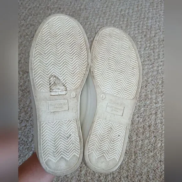 KURT GEIGER LONDONLeather Liviah Sneakers size 5.5 - Picture 11 of 14